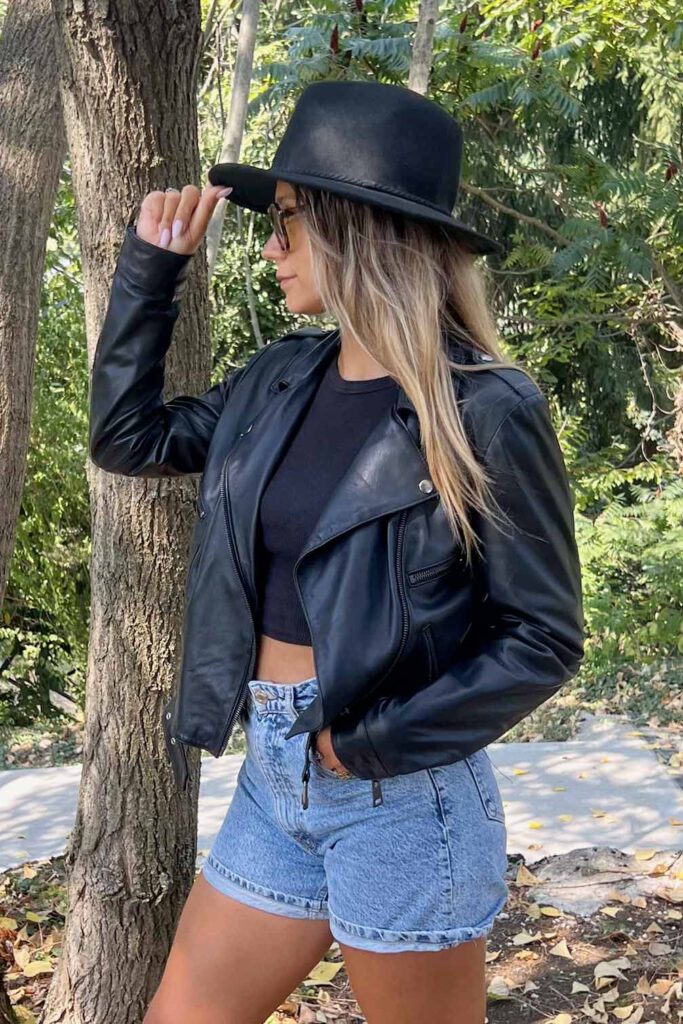 giacca-in-pelle-modello-londra-donna-vestibilità-arizona520 Vestibilità giacca in pelle donna modello Londra - Arizona 520