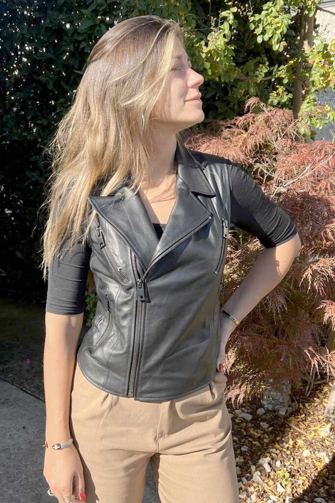 gilet-in-pelle-modello-nevada-donna-vestibilità-arizona520-4 Vestibilità giacca in pelle donna modello Nevada - Arizona 520