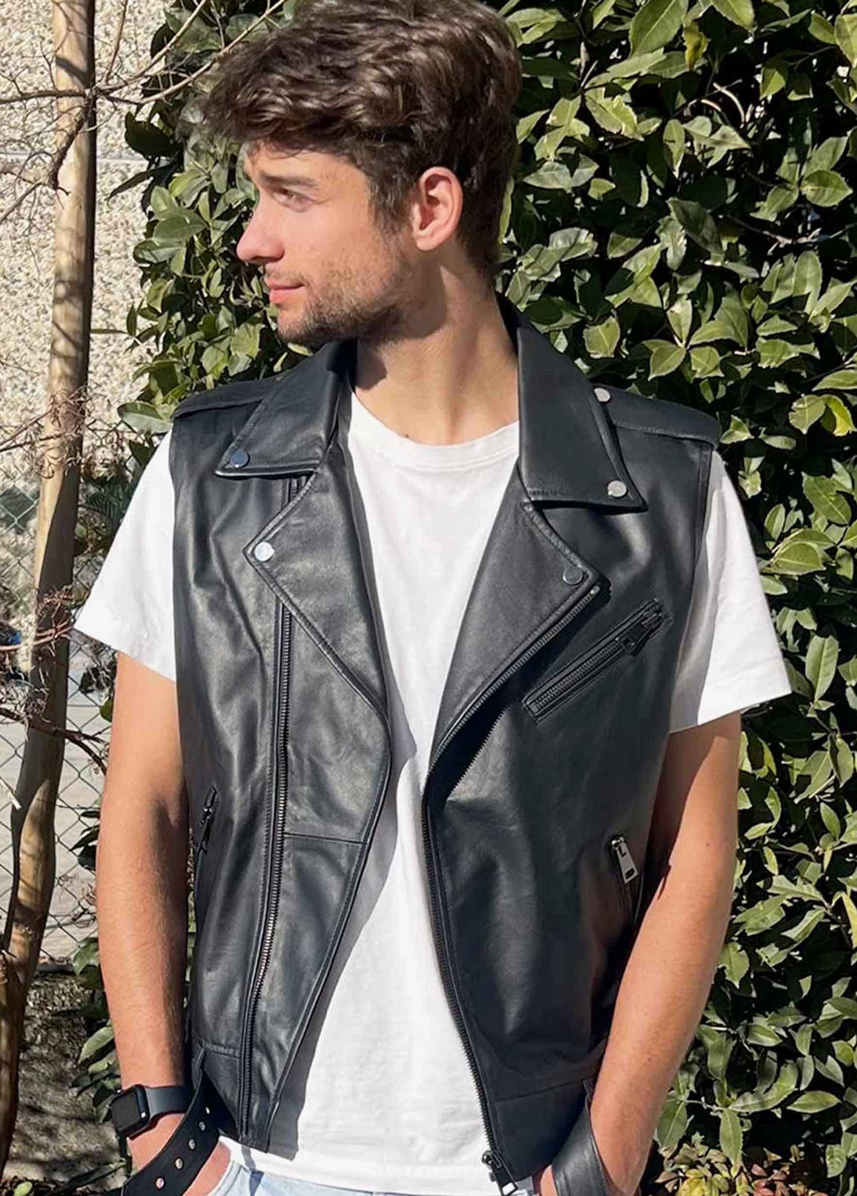 Gilet in pelle uomo "Nevada" - Arizona 520