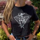 T-shirt crop top donna 100% cotone "New Mexico" - Arizona 520